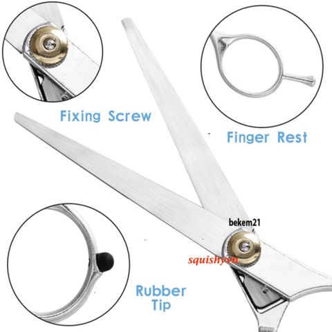 Kéo Cắt Tóc Thép Không Gỉ 6 inch & 5,5 inch - Bộ Kéo Tỉa Tóc Chuyên Nghiệp Cho Thợ Làm Tóc