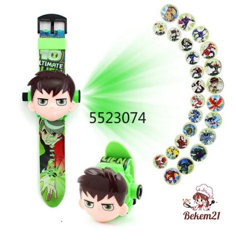 Đồng Hồ Ben 10 Omnitrix 3D - Đồ Chơi Anh Hùng Xịn Cho Bé, Quà Sinh Nhật Hấp Dẫn, Unisex, Chất Liệu PVC
