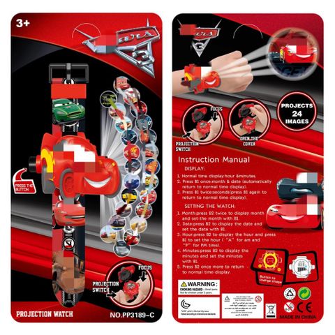 Đồng Hồ Chiếu Hình 3D Người Sắt Ironman Marvel Avengers - Đồ Chơi Điện Tử Đeo Tay Dành Cho Bé Trai, Nhiều Nhân Vật Hoạt Hình Thú Vị