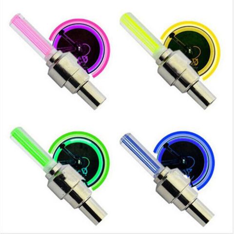 Combo 2 Đèn LED Gắn Van Bánh Xe Ô Tô, Xe Máy, Xe Đạp - Đèn Cảm Ứng Nhiều Màu Sắc Sáng Đẹp, Trang Trí Xe Hấp Dẫn