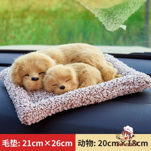 Thú Bông Chó Đốm Đen Phối Trắng Mẹ Con - Khử Mùi Than Hoạt Tính Trang Trí Ô Tô - Quà Tặng Dễ Thương Cho Người Yêu Thú Cưng