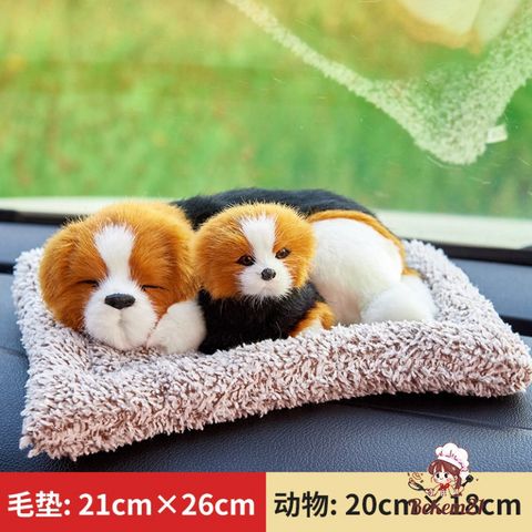Thú Bông Chó Đốm Đen Phối Trắng Mẹ Con - Khử Mùi Than Hoạt Tính Trang Trí Ô Tô - Quà Tặng Dễ Thương Cho Người Yêu Thú Cưng