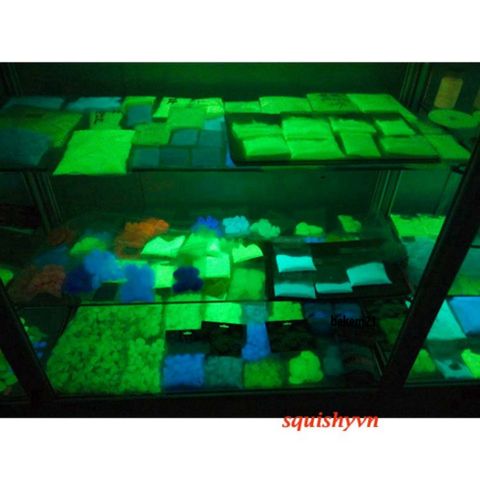 Bột Dạ Quang Màu Xanh Lá 10g - Hoạt Chất Phát Sáng Tốt Nhất Dùng Trang Trí Đồ Handmade, Sơn Dạ Quang, Thiết Kế Độc Đáo