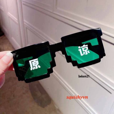 Kính Mắt Thug Life 6 Chấm Kính Gương Thời Trang Minecraft - Phong Cách Năng Đ động Cho Nam Nữ, Free Ship Từ Đơn 50K