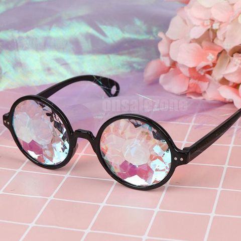 Kính Mát Vạn Hoa Kiểu Tròn Thời Trang Unisex - Kính Ngáo Phong Cách Nổi Bật Cho Mùa Hè