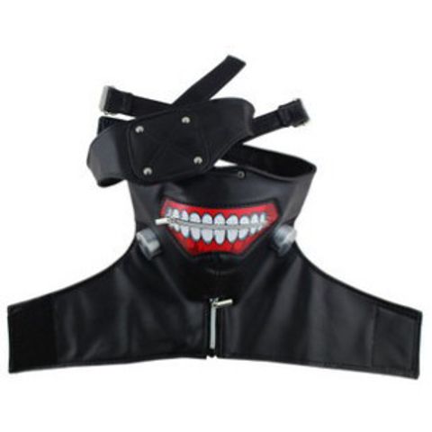 Mặt Nạ Hóa Trang Kaneki Ken - Cosplay Tokyo Ghoul Chất Lượng Cao, Điều Chỉnh Được, Phụ Kiện Thời Trang Độc Đáo