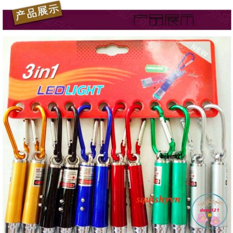 Đèn LASER 3 Chức Năng với Móc Khóa - Dụng Cụ Đa Năng Nhiều Màu, Thiết Kế Nhỏ Gọn Cho Du Lịch và Quà Tặng Thú Vị
