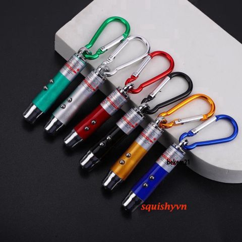 Đèn LASER 3 Chức Năng với Móc Khóa - Dụng Cụ Đa Năng Nhiều Màu, Thiết Kế Nhỏ Gọn Cho Du Lịch và Quà Tặng Thú Vị