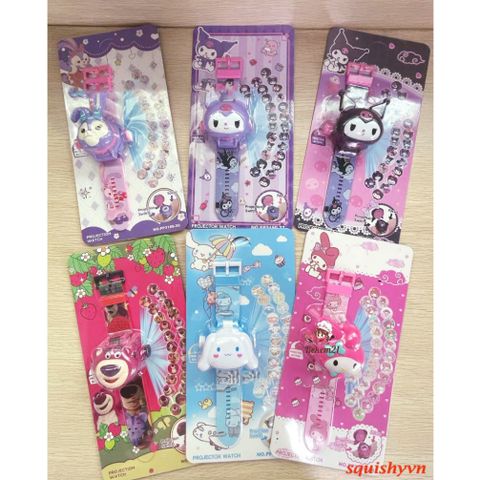 Đồng hồ trẻ em CerroGedeo - Đồng hồ điện tử dạ quang hoạt hình Ngôi sao Delu cho bé trai và bé gái, thiết kế dễ thương 532109