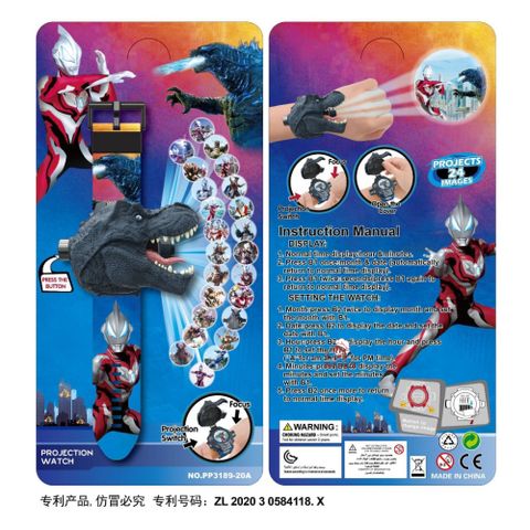 Đồng hồ điện tử có đèn chiếu hình Siêu Anh Hùng Marvel Spider Man Iron Man cho bé - Quà tặng thú vị và an toàn cho trẻ em