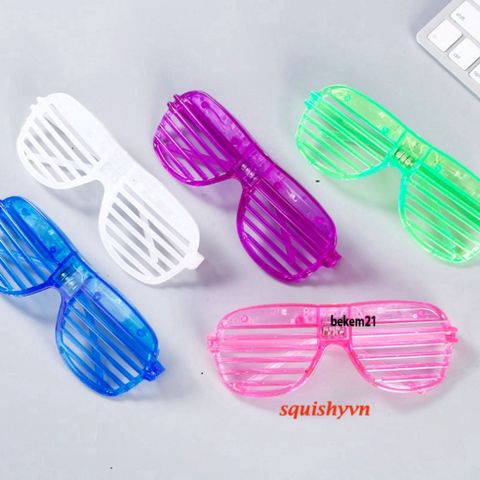 Kính Mát LED Đa Sắc Hài Hước - Kính Mát Chiếu Sáng Phong Cách Tiệc Tùng, Món Quà Mát Mẻ Cho Fan Cổ Điển