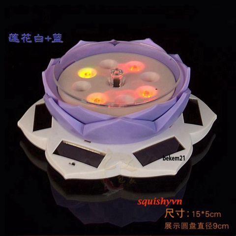 Đế Xoay Quay Video 360 Độ Có Đèn LED - Bàn Xoay Trưng Bày Sản Phẩm Năng Lượng Mặt Trời Cho Đồ Trang Sức, Đồng Hồ