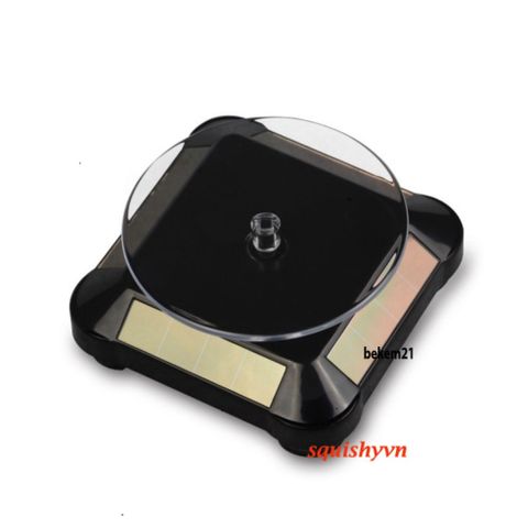 Bàn Xoay 360 Độ Có LED Trưng Bày Sản Phẩm - Đế Xoay Quay Video, Chụp Ảnh Mỹ Phẩm, Điện Thoại, Đồng Hồ 10cm