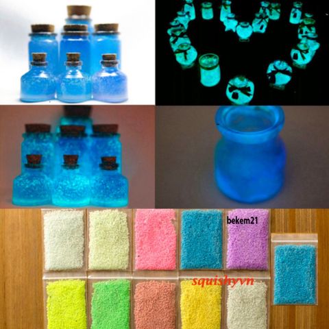 Túi Bột Dạ Quang Phát Sáng Đêm 10g - Cát Dạ Quang Hạt Phát Sáng Cho Nghệ Thuật Vẽ Trang Trí Đồ Dùng