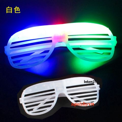 Kính Rèm Gắn Đèn LED Nhấp Nháy - Kính Mát Thời Trang Độc Đáo Cho Tiệc Sinh Nhật, Lễ Hội, Quán Bar