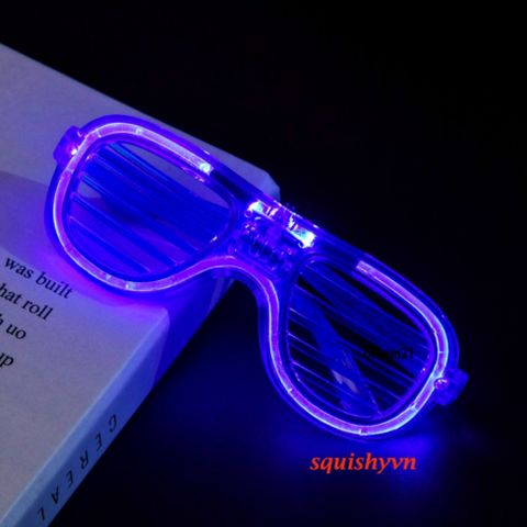 Kính Rèm Gắn Đèn LED Nhấp Nháy - Kính Mát Thời Trang Độc Đáo Cho Tiệc Sinh Nhật, Lễ Hội, Quán Bar