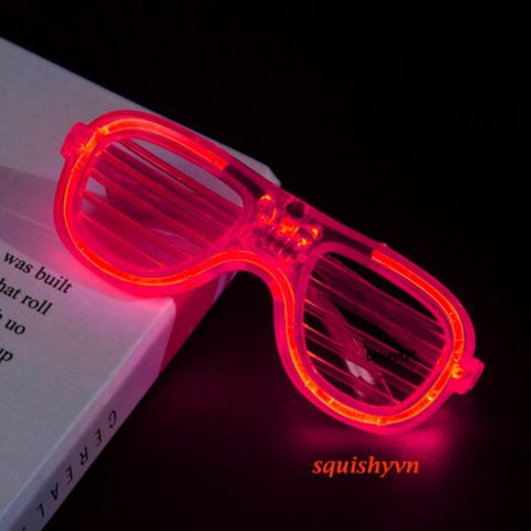Kính Rèm Gắn Đèn LED Nhấp Nháy - Kính Mát Thời Trang Độc Đáo Cho Tiệc Sinh Nhật, Lễ Hội, Quán Bar