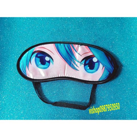 Miếng Bịt Mắt Ngủ Anime Manga - Vải Lụa Nguyên Chất Chống Ánh Sáng, Thư Giãn Du Lịch, Khách Hàng Yêu Thích