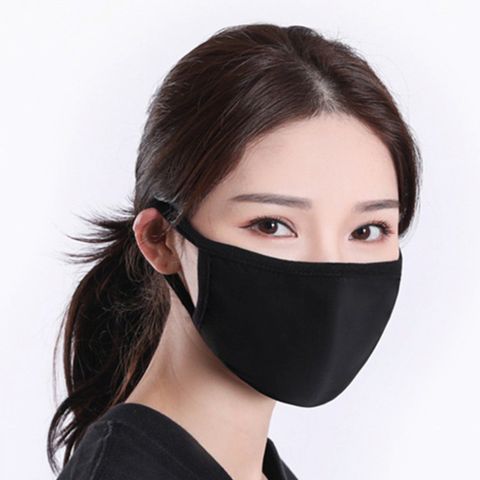 Khẩu Trang Chống Bụi Vải Cotton Đen - In Hình EXO, BTS, Hacker, Ngôi Sao, Trái Tim - Phong Cách Thời Trang Cá Tính