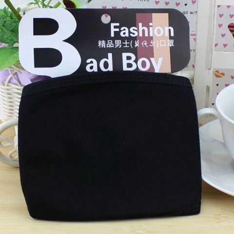 Khẩu Trang Chống Bụi Vải Cotton Đen - In Hình EXO, BTS, Hacker, Ngôi Sao, Trái Tim - Phong Cách Thời Trang Cá Tính