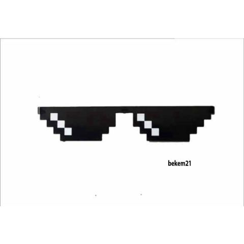 Kính Râm Thug Life 6 Chấm MINECRAFT - Kính Mắt Phong Cách Đa Màu Sắc Cho Nam Nữ Thời Trang Fandom