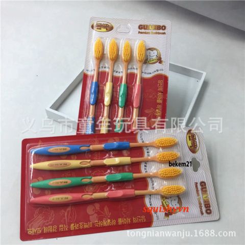 Bộ 4 Bàn Chải Đánh Răng Than Hoạt Tính Hàn Quốc - Chăm Sóc Răng Miệng Toàn Diện, Lông Mềm, An Toàn cho Gia Đình
