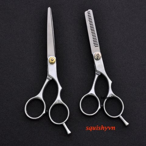 Kéo Cắt Tóc Chuyên Dụng Làm Từ Thép Không Gỉ 6 Inch và 5.5 Inch - Dụng Cụ Cắt Tóc Chất Lượng Cao Cho Thợ Làm Tóc