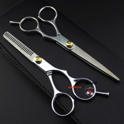 Kéo Cắt Tóc Chuyên Dụng Làm Từ Thép Không Gỉ 6 Inch và 5.5 Inch - Dụng Cụ Cắt Tóc Chất Lượng Cao Cho Thợ Làm Tóc