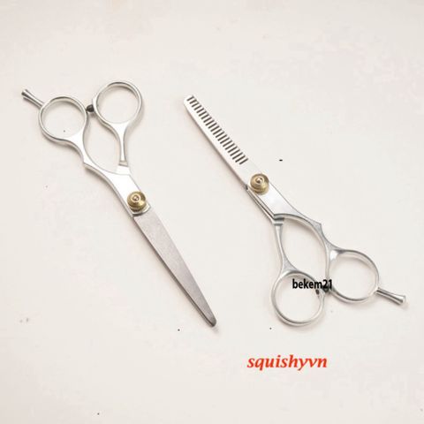 Kéo Cắt Tóc Chuyên Dụng Làm Từ Thép Không Gỉ 6 Inch và 5.5 Inch - Dụng Cụ Cắt Tóc Chất Lượng Cao Cho Thợ Làm Tóc
