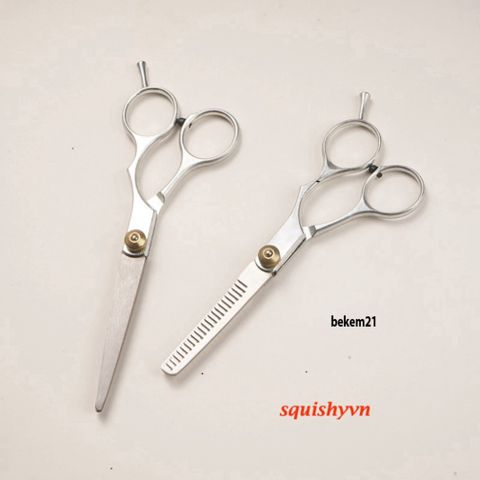 Kéo Cắt Tóc Chuyên Dụng Làm Từ Thép Không Gỉ 6 Inch và 5.5 Inch - Dụng Cụ Cắt Tóc Chất Lượng Cao Cho Thợ Làm Tóc