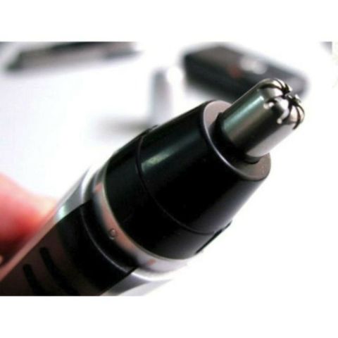 Máy tỉa lông mũi mini bằng tay - Dụng cụ cắt lông mũi thép không gỉ, thiết kế tiện lợi, an toàn cho người sử dụng