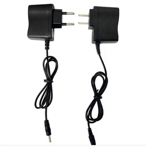 Sạc Liền Dây Chân Tròn 5V 500mAh cho Đèn Pin Siêu Sáng, Đèn Đội Đầu và Thiết Bị Tích Điện - Tiện Ích Sử Dụng Hằng Ngày
