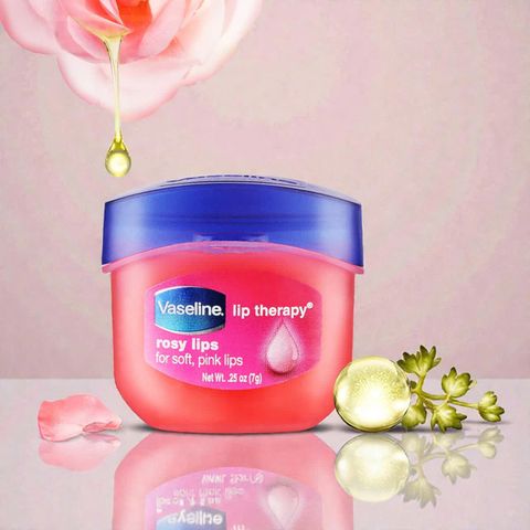 Son Dưỡng Môi Vaseline Rosy Lips 7g - Chăm Sóc Môi Khô Hàng Ngày, Màu Hồng Tự Nhiên, Dành Cho Nam Nữ