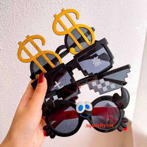 Kính Mắt Thug Life - Kính Minecraft Nam Nữ Thời Trang, Siêu Ngầu, Bảo Vệ UV, Hàng Chính Hãng, Đổi Trả 1-1