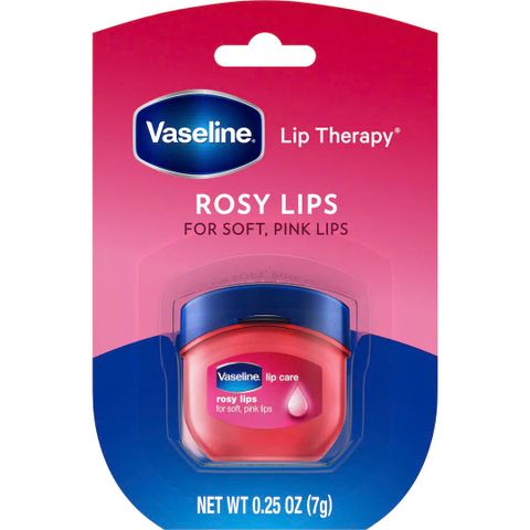 Son Dưỡng Môi Vaseline Rosy Lips 7g - Giữ Ẩm và Tạo Màu Hồng Nhạt Tự Nhiên Cho Nam Nữ