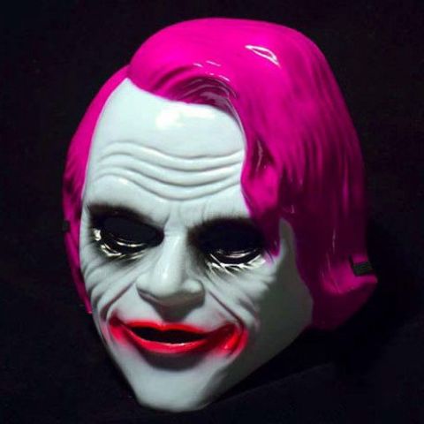 Mặt Nạ Joker Joaquin Phoenix Màu Hồng Hóa Trang Halloween - Phụ Kiện Cosplay Độc Đáo Cho Fan Điện Ảnh