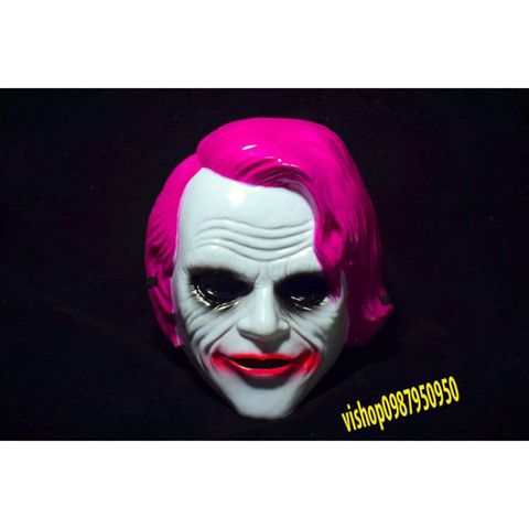 Mặt Nạ Joker Joaquin Phoenix Màu Hồng Hóa Trang Halloween - Phụ Kiện Cosplay Độc Đáo Cho Fan Điện Ảnh