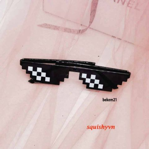 Mắt Kính 6 Chấm Nhiều Màu Sắc PVN52031 Thug Life - Kính Thời Trang Dành Cho Game Thủ, Độc Đáo Và Cá Tính