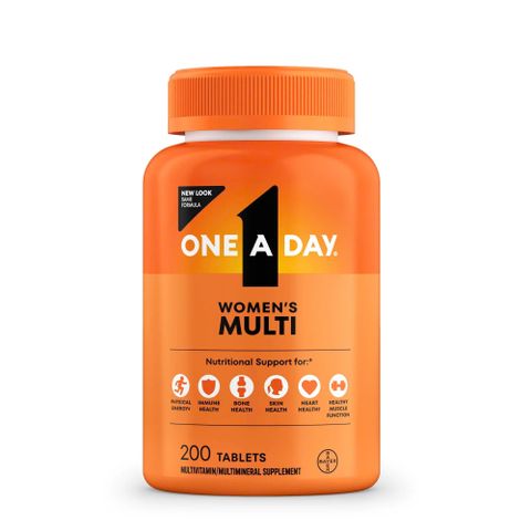 Vitamin Tổng Hợp One A Day Women’s Multi - 200 Viên Hỗ Trợ Sức Khỏe Phụ Nữ, Giảm Mệt Mỏi, Tăng Cường Miễn Dịch