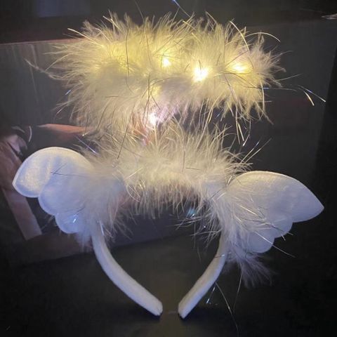 Băng Đô Phát Sáng LED Vàng Ấm Áp - Phụ Kiện Thời Trang Hàn Quốc Cho Cô Gái, Quà Tặng Sinh Nhật và Dự Tiệc