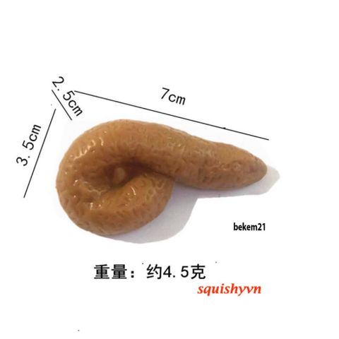 Móc Khóa Cục Phân Hài Hước - Đồ Chơi Giảm Căng Thẳng Bằng Nhựa - Quà Tặng Vui Nhộn Cho Trẻ Em Và Sinh Nhật