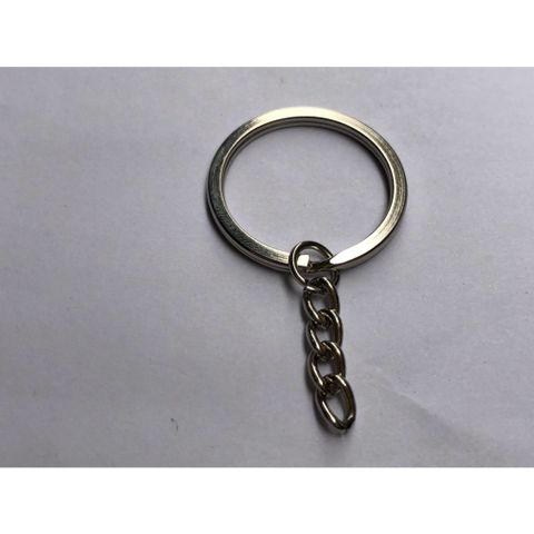 Bộ 10 Móc Khóa Sắt Vòng Đôi Handmade - Phụ Kiện Thời Trang Dễ Dàng DIY, Chất Liệu Thép Không Gỉ, Quà Tặng Độc Đáo