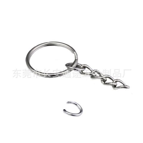 Bộ 10 Móc Khóa Sắt Vòng Đôi Handmade - Phụ Kiện Thời Trang Dễ Dàng DIY, Chất Liệu Thép Không Gỉ, Quà Tặng Độc Đáo