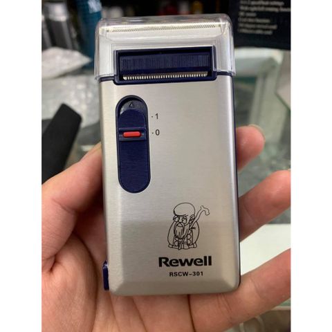 Máy Cạo Râu Rewell RSCW-301 - Thiết Kế Sang Trọng, Tiện Lợi, Lưỡi Dao 2 Lưỡi, Cạo Râu Nhanh, Chắc Chắn, Không Gây Kích Ứng Da