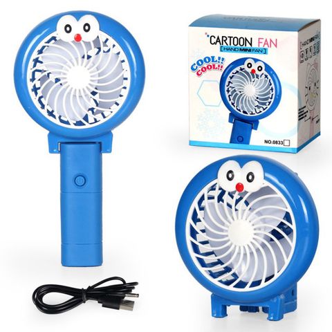 Quạt Mini Cầm Tay Hình Thú Dễ Thương - Quạt Sạc Pin Gập Gọn Tiện Lợi Cho Du Lịch, Công Viên, Dã Ngoại