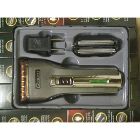 Máy cạo râu QISHI RSCW-Q588 lưỡi kép - Thiết kế tinh tế, cạo và tỉa râu dễ dàng, pin sạc tiện lợi cho phái mạnh