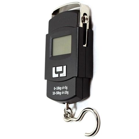 Cân cầm tay điện tử A08 50kg - Cân mini kỹ thuật số cho nhà bếp, chợ, di động với màn hình LED hiển thị rõ nét