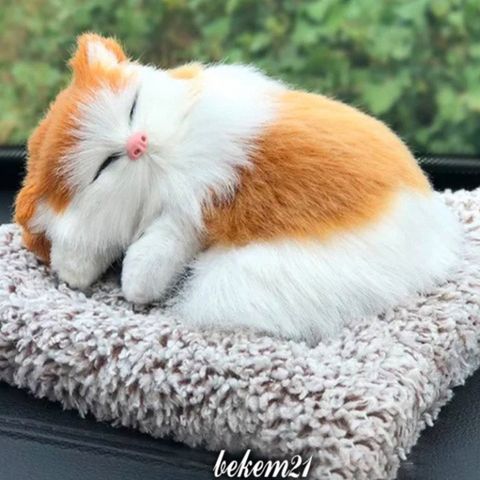 Mèo Hoa Cúc Bông Gòn Lông Mượt Lõi Than Hoạt Tính - Khử Mùi & Lọc Không Khí Cho Ô Tô Trang Trí Nội Thất
