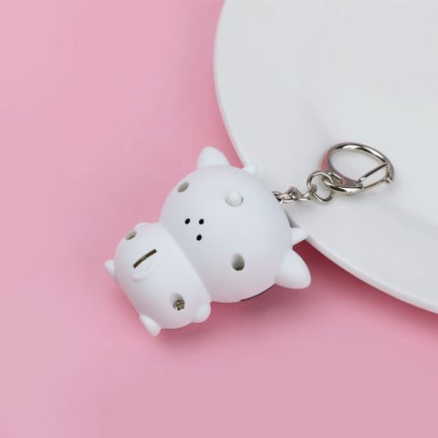 Móc Khóa Phát Sáng Đèn Led Có Nhạc Hình Bò Sữa Ngộ Nghĩnh - Móc Khóa 3 Trong 1 Độc Đáo và Thú Vị cho Fan Sưu Tầm