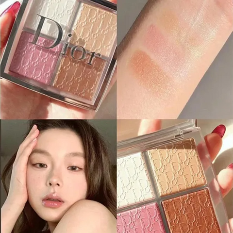 Phấn Bắt Sáng Tạo Khối Dior Backstage Glow Maximizer Palette 004 - Rose Gold Glow, Phấn Trang Điểm Cao Cấp Chính Hãng, Rạng Rỡ, Đẳng Cấp